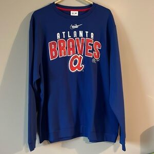 Braves Nike blue sweatshirt